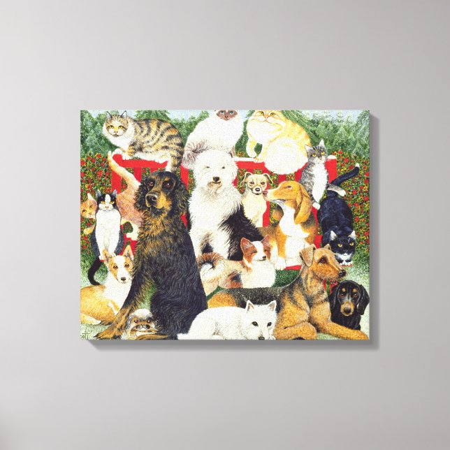 Christmas Peace Canvas Print (Front)