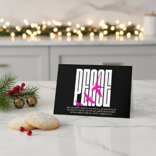 Christmas Peace Christian Faith Doves Holiday Card