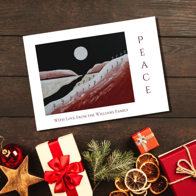 Christmas Peace Desert Southwest  Holiday Card (Creator Uploaded)