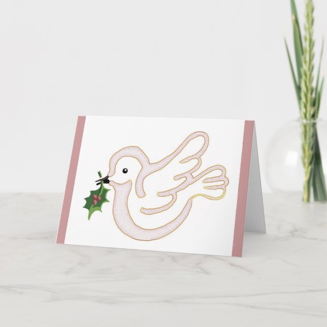 Christmas peace holiday card (Front)