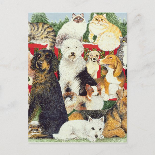 Christmas Peace Holiday Postcard (Front)