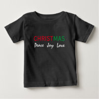 CHRISTMAS PEACE JOY LOVE TYPOGRAPHY
