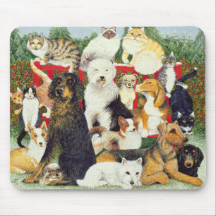 Christmas Peace Mouse Pad