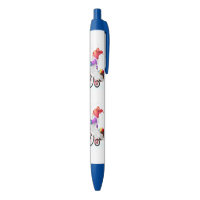 Christmas Pen Gift Gnome with Bike and Gifts