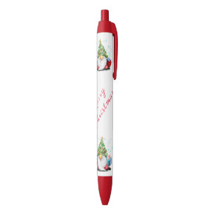 Christmas Pen Gift Gnome with Gifts