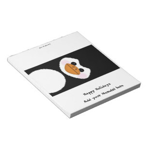 Christmas Penguin Candy Bar Wrapper Party Favour Notepad