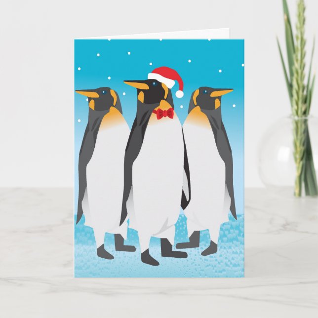 Christmas Penguin Card (Front)