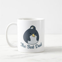 Christmas Penguin Family Best Dad Personalised
