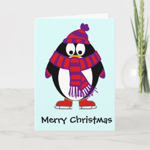 Christmas Penguin Holiday Card