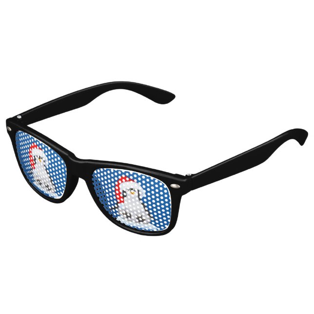 Christmas Penguin Kids Sunglasses (Angled)