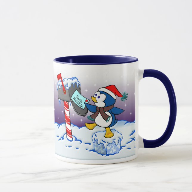 Christmas Penguin Mug (Right)