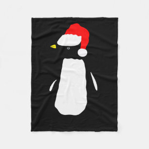 Christmas Penguin Pajamas Shirt  Fleece Blanket