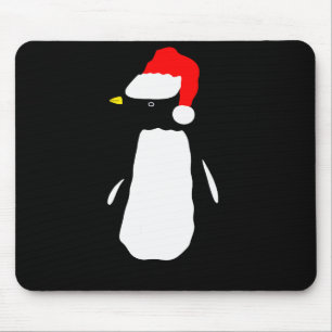 Christmas Penguin Pajamas Shirt Mouse Pad