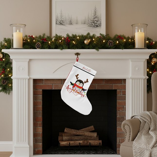 Christmas penguin   small christmas stocking (Creator Uploaded)