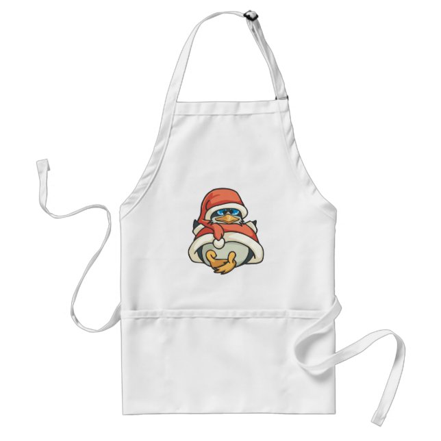 Christmas Penguin Standard Apron (Front)