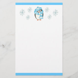 Christmas Penguin Stationery