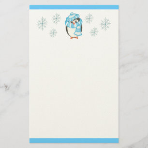 Christmas Penguin Stationery