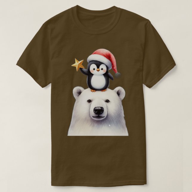 christmas penguin T-Shirt (Design Front)