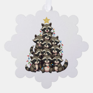 Christmas Penguin Tree Animal Lover Cute Holiday Decoration Card