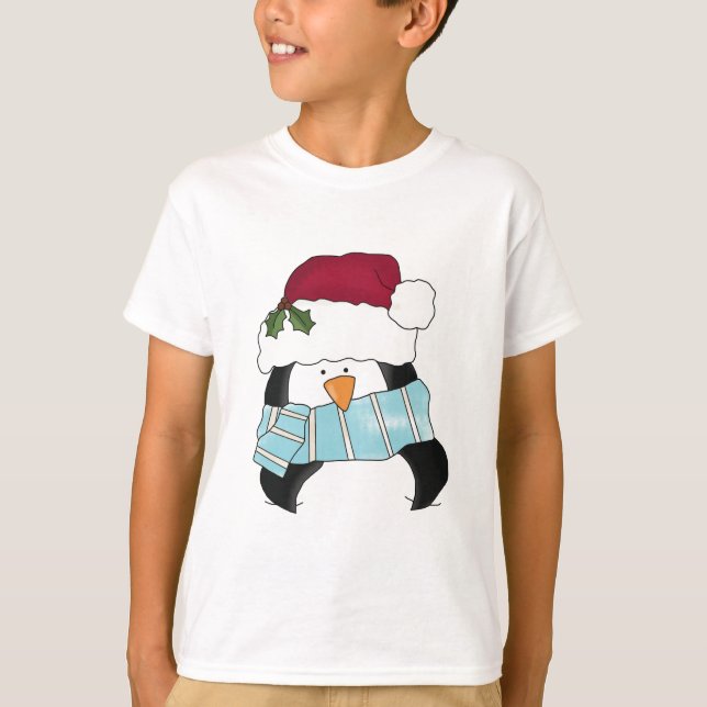 Christmas Penguin Tshirts and Gifts (Front)