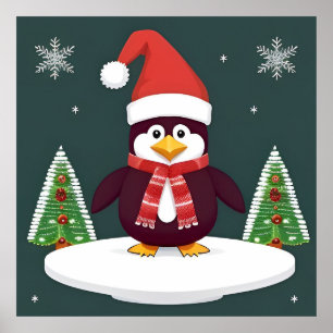Christmas Penguin Wall Decor For Kids Room
