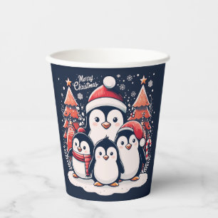 Christmas Penguin's by Rp  Paper Cups