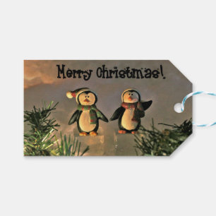 Christmas Penguins Gift Tags