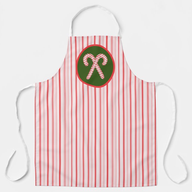 Christmas/peppermint apron (Front)