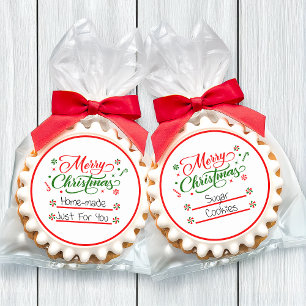 Christmas Peppermint Candy Classic Round Sticker