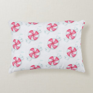 Christmas Peppermint Candy Decorative Cushion