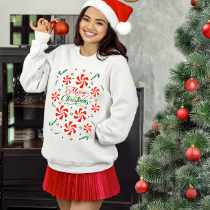 Christmas Peppermint Candy Sweatshirt