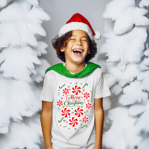 Christmas Peppermint Candy T-Shirt