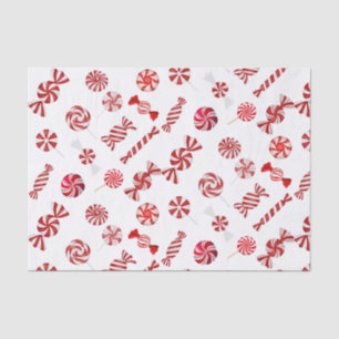 Christmas Peppermint Candy Tissue Paper