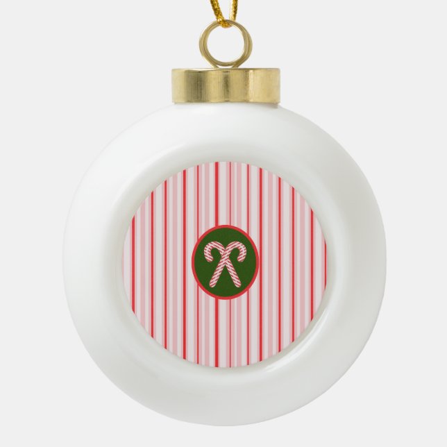 Christmas/peppermint ornament (Front)