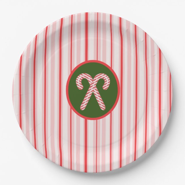 Christmas/peppermint plates (Front)