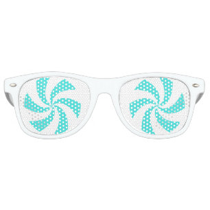 Christmas Peppermint Retro Sunglasses