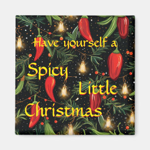 Christmas Peppers Magnet