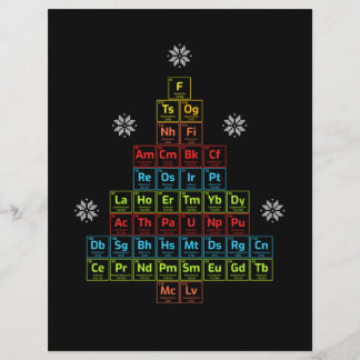 Christmas Periodic Table Christmas