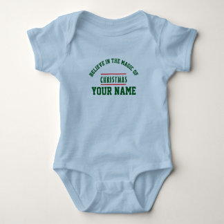  Christmas personalised Baby Jersey Bodysuit