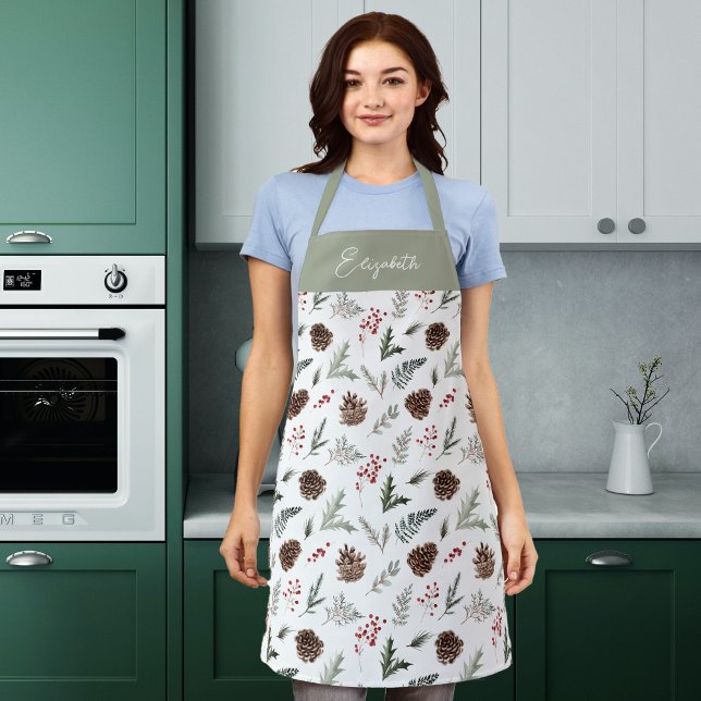 Christmas Personalised Holiday Baking Apron (Creator Uploaded)