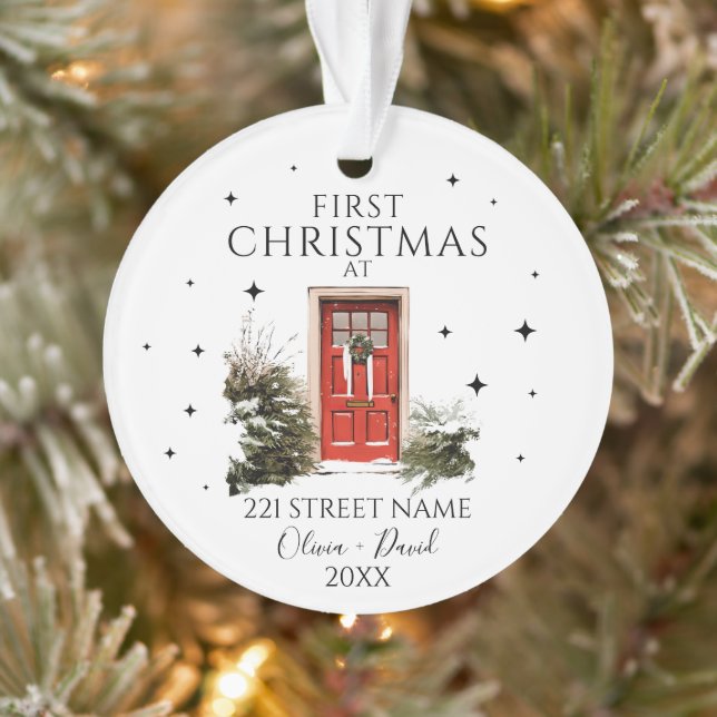 Christmas Personalised New Home Ornament (Tree)