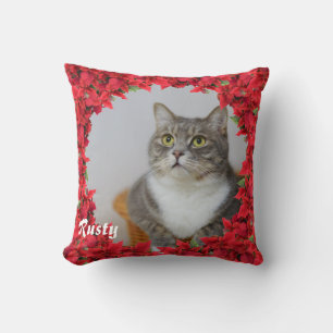 Christmas Personalised Pet Name/ Photo Cushion