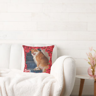 Christmas Personalised Pet Name/ Photo Cushion