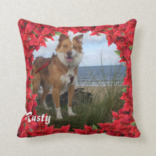 Christmas Personalised Pet Name/ Photo Cushion