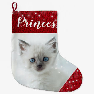 Christmas Personalised Pet Photo Stocking
