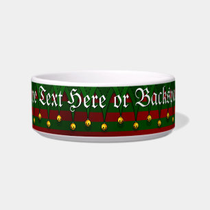 Christmas Pet Bowls Personalised Holiday Dog Bowl