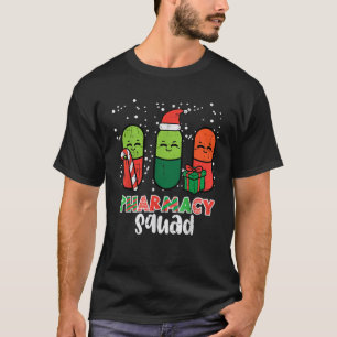 Christmas Pharmacy Squad Pills Xmas Pharmacist Wom T-Shirt