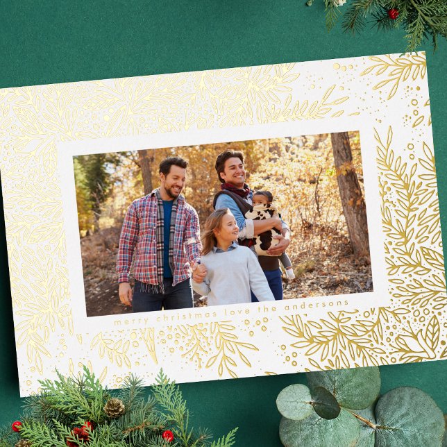 Christmas Photo Botanical SnowFlake Gold (Creator Uploaded)