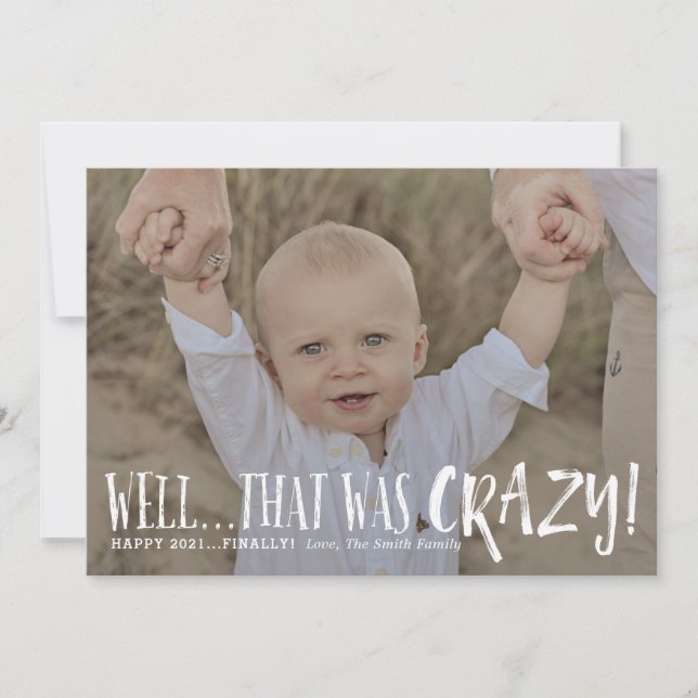 Christmas Photo Card Holiday Card Funny Pandemic (Front)