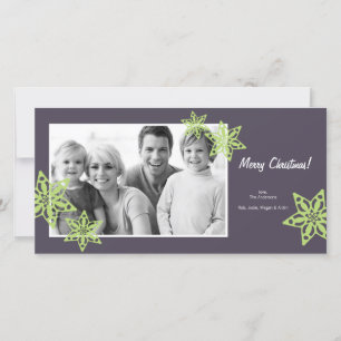Christmas Photo Card - Holiday Photo Card 4x8